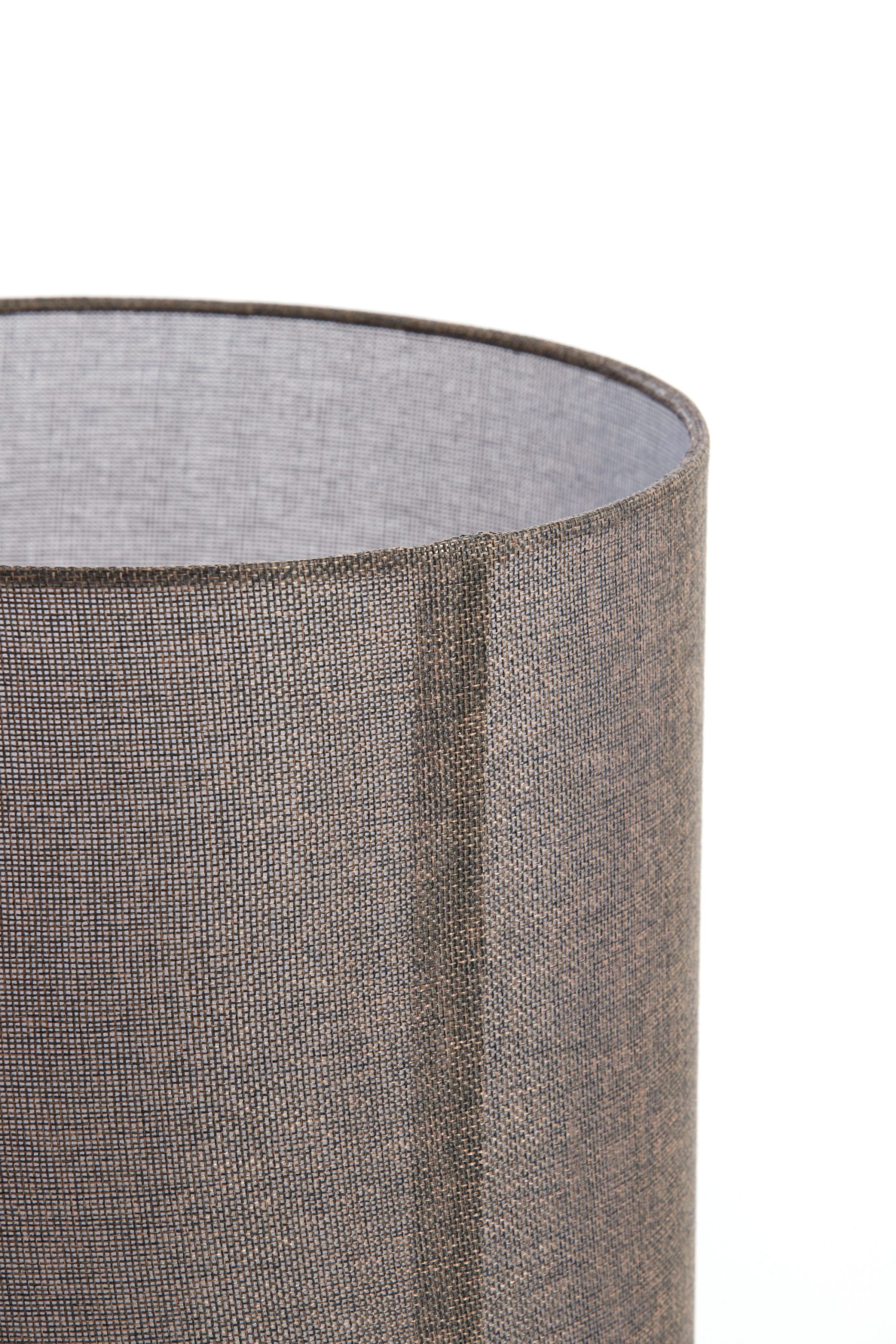 Light & Living Kap cilinder 30-30-32 cm BRANFO linnen donker bruin