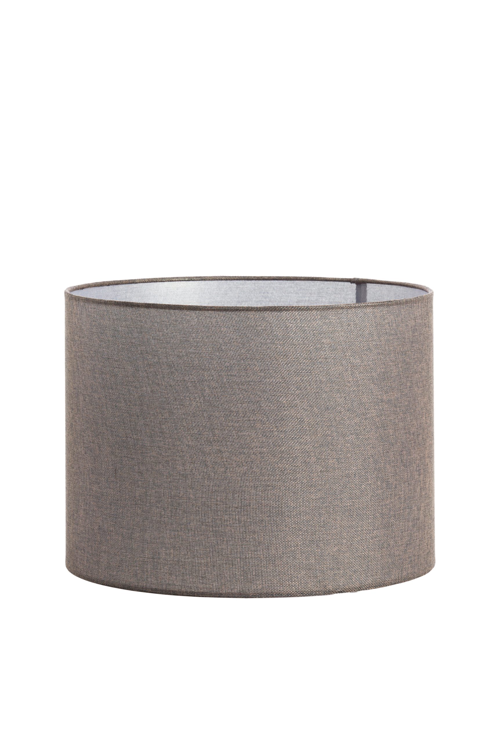 Light & Living Kap cilinder 40-40-30 cm BRANFO linnen donker bruin