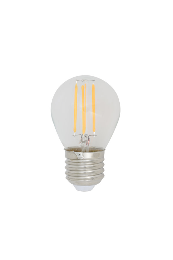 Light & Living LED kogel Ø4,5x8 cm LIGHT 4W helder E27 dimbaar