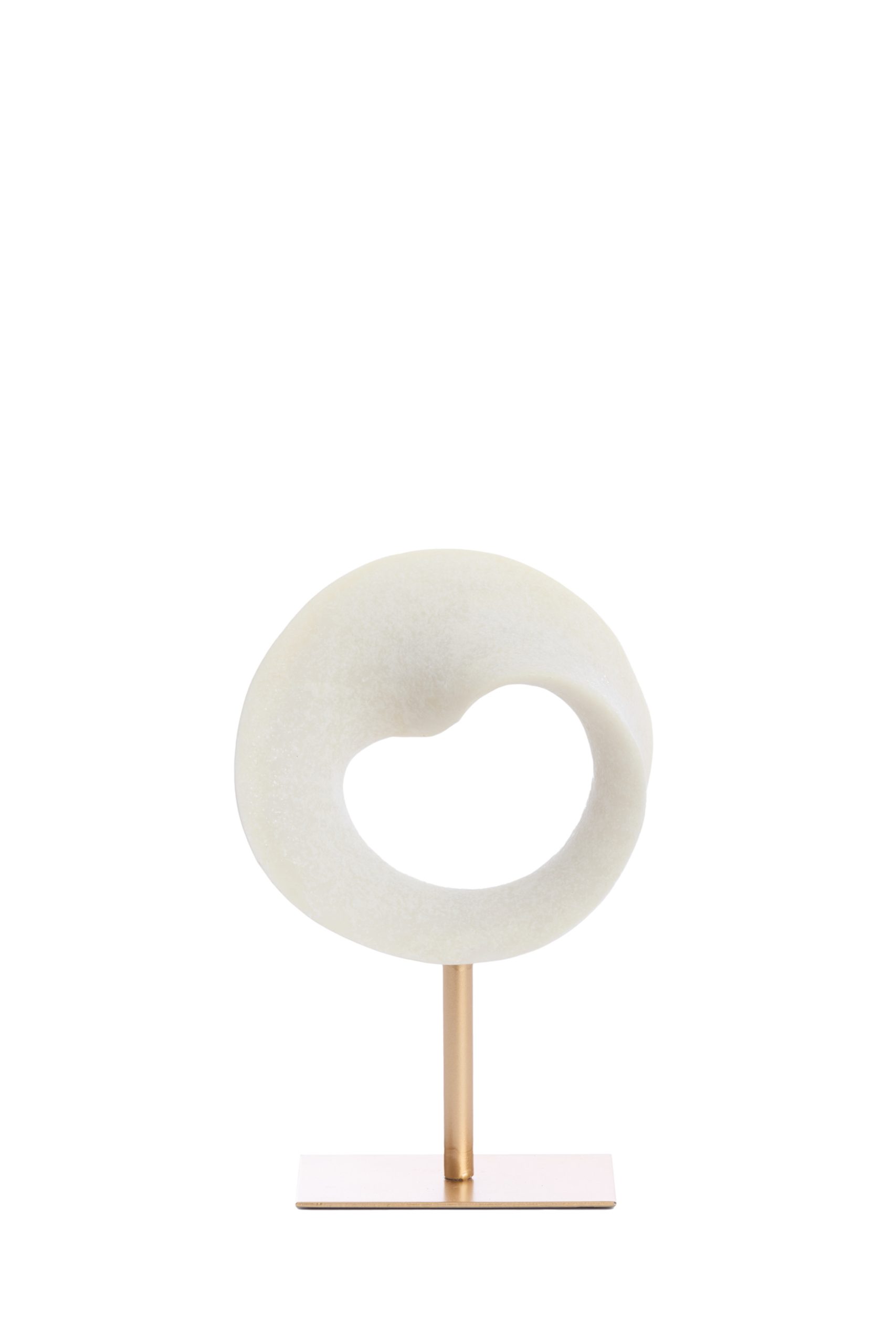 Light & Living Ornament op voet 20x10x30 cm TUZLA crème+antiek brons
