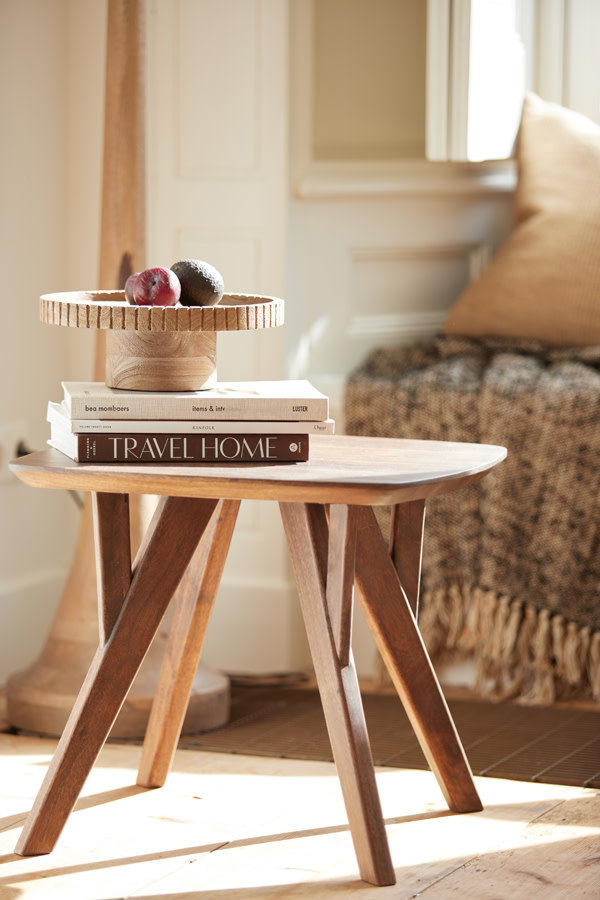 Light & Living Bijzettafel 44x44x36 cm QUENZA acacia hout bruin