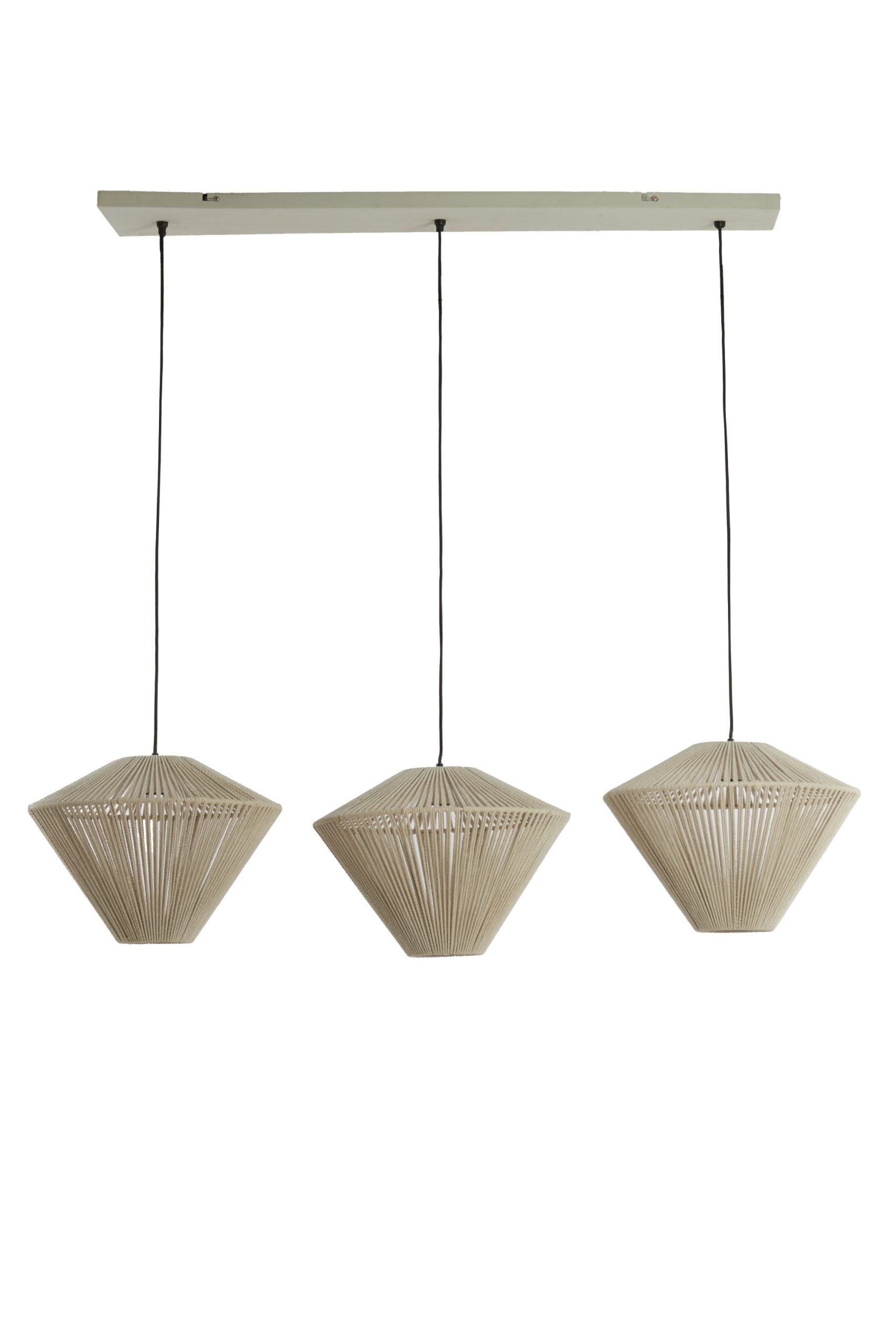 Light & Living Hanglamp 3L 120x42x130 cm FELIDA crème