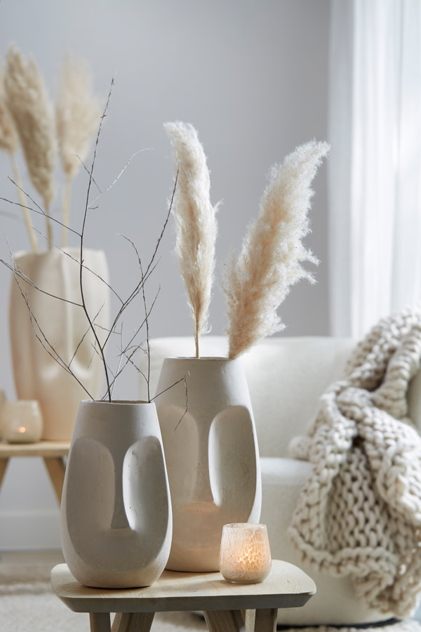 Light & Living Pot deco 21x18x36 cm FACE naturel