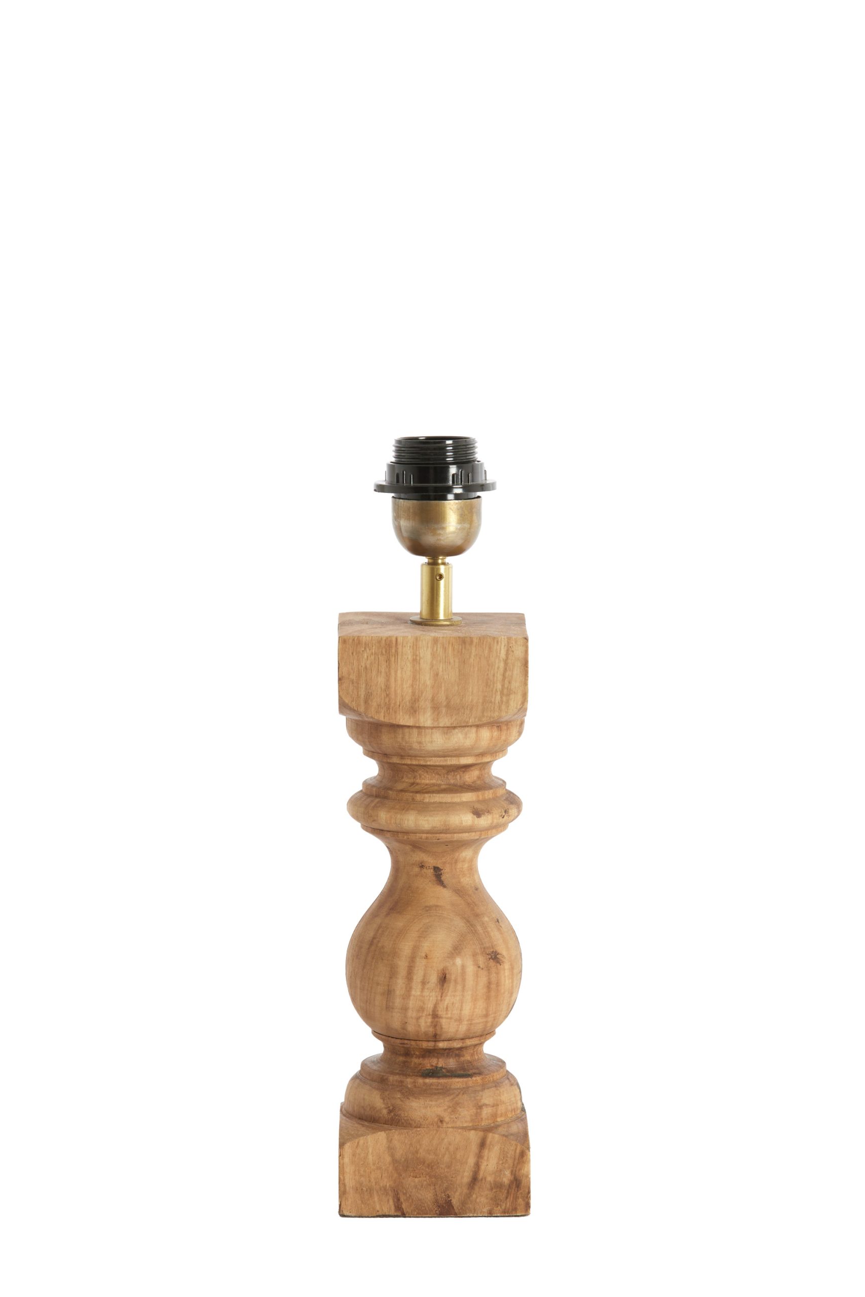 Light & Living Lampvoet 9x9x36 cm CUMANI hout donker bruin