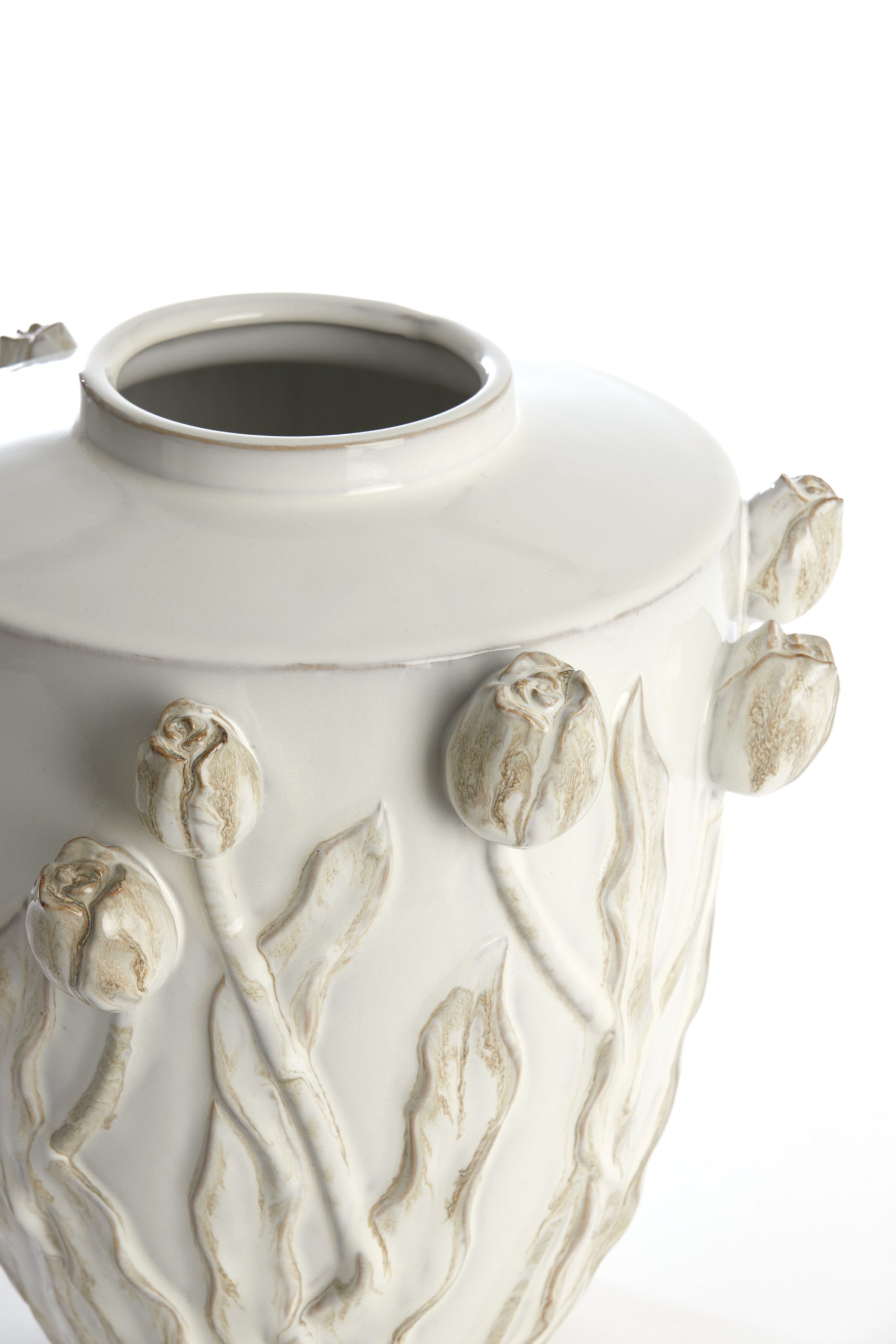 Light & Living Vaas deco Ø36x36 cm JUANA keramiek crème