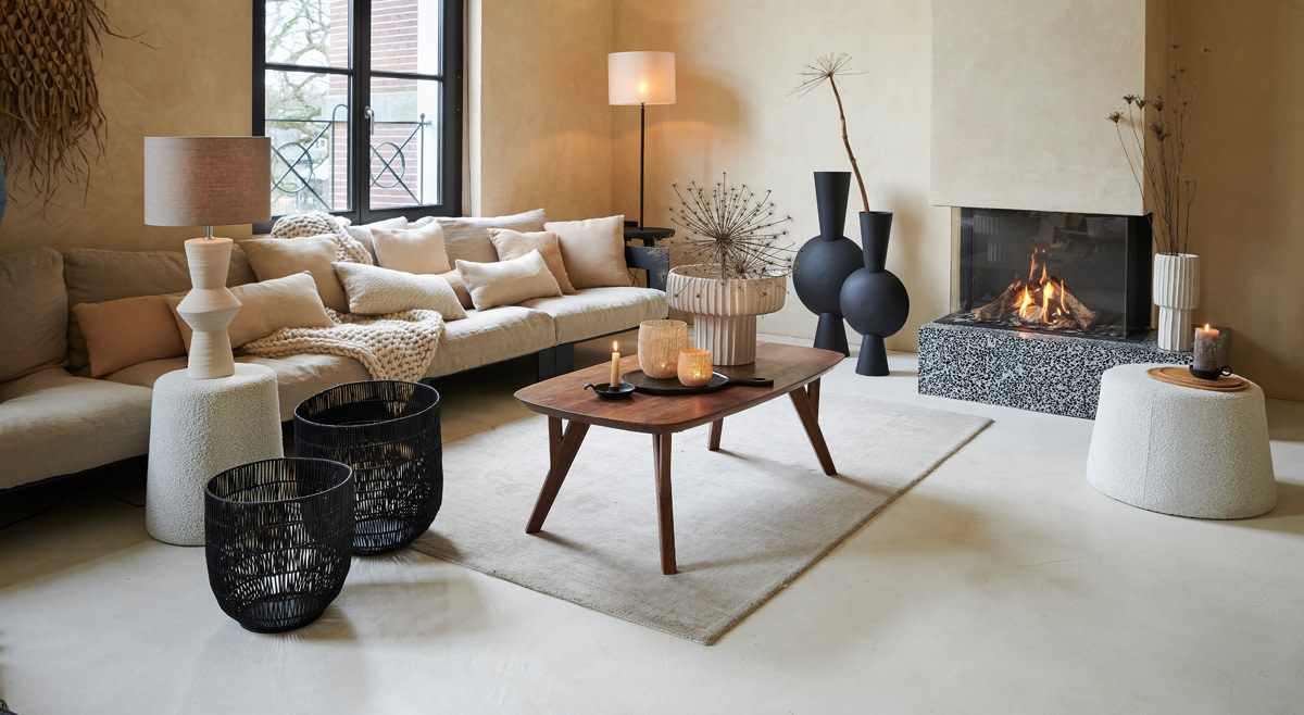 Light & Living Salontafel 120x65x40 cm QUENZA acacia hout bruin
