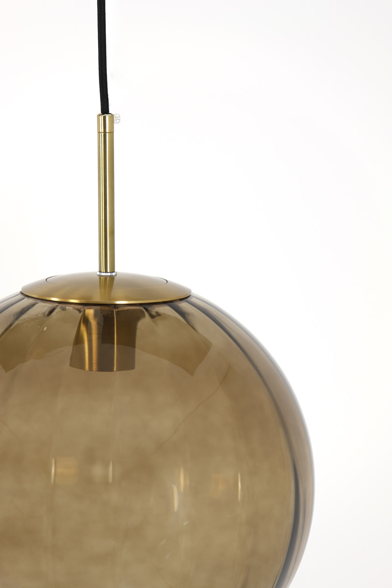Light & Living Hanglamp Ø30 cm MAGDALA glas bruin+goud