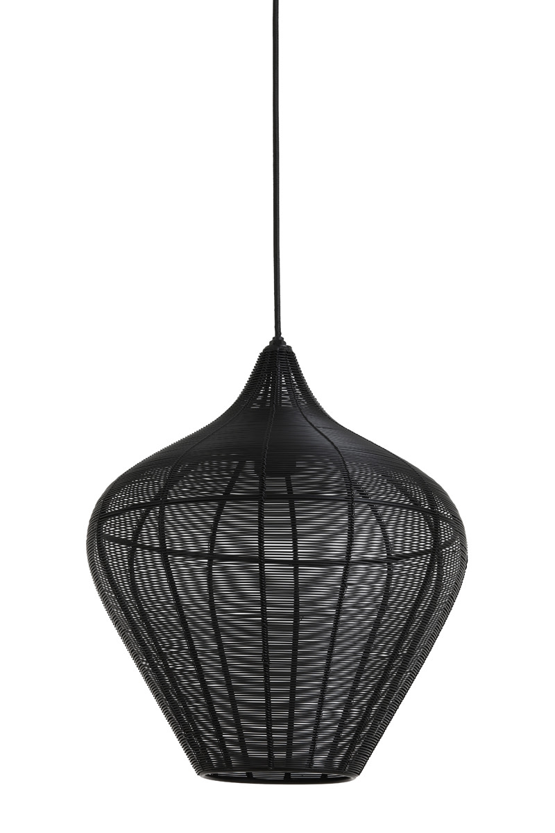 Light & Living Hanglamp Ø36x40 cm ALVARO mat zwart