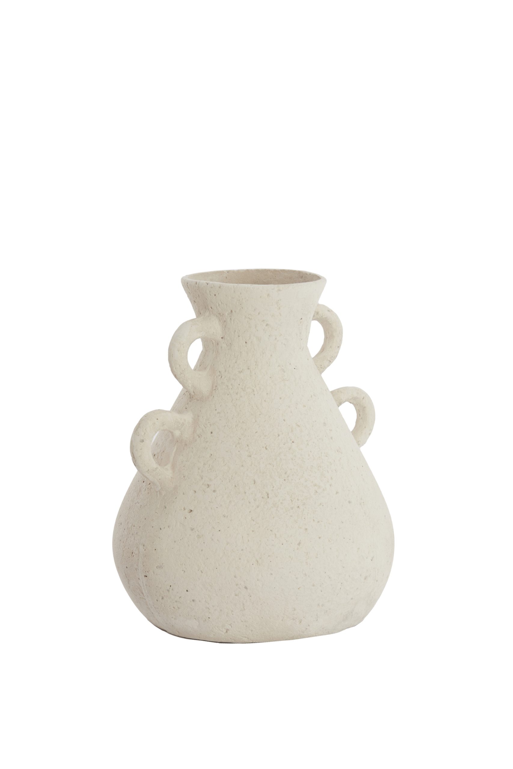 Light & Living Vaas deco Ø28,5x35 cm ZEPHAN mat crème