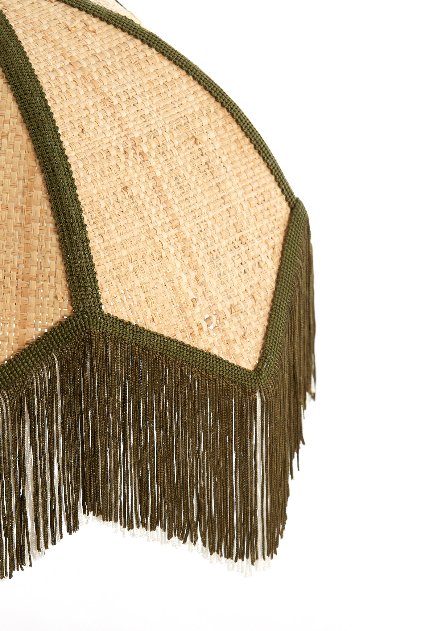 Light & Living Wandlamp 33x25x47 cm SULINA raffia naturel+groen