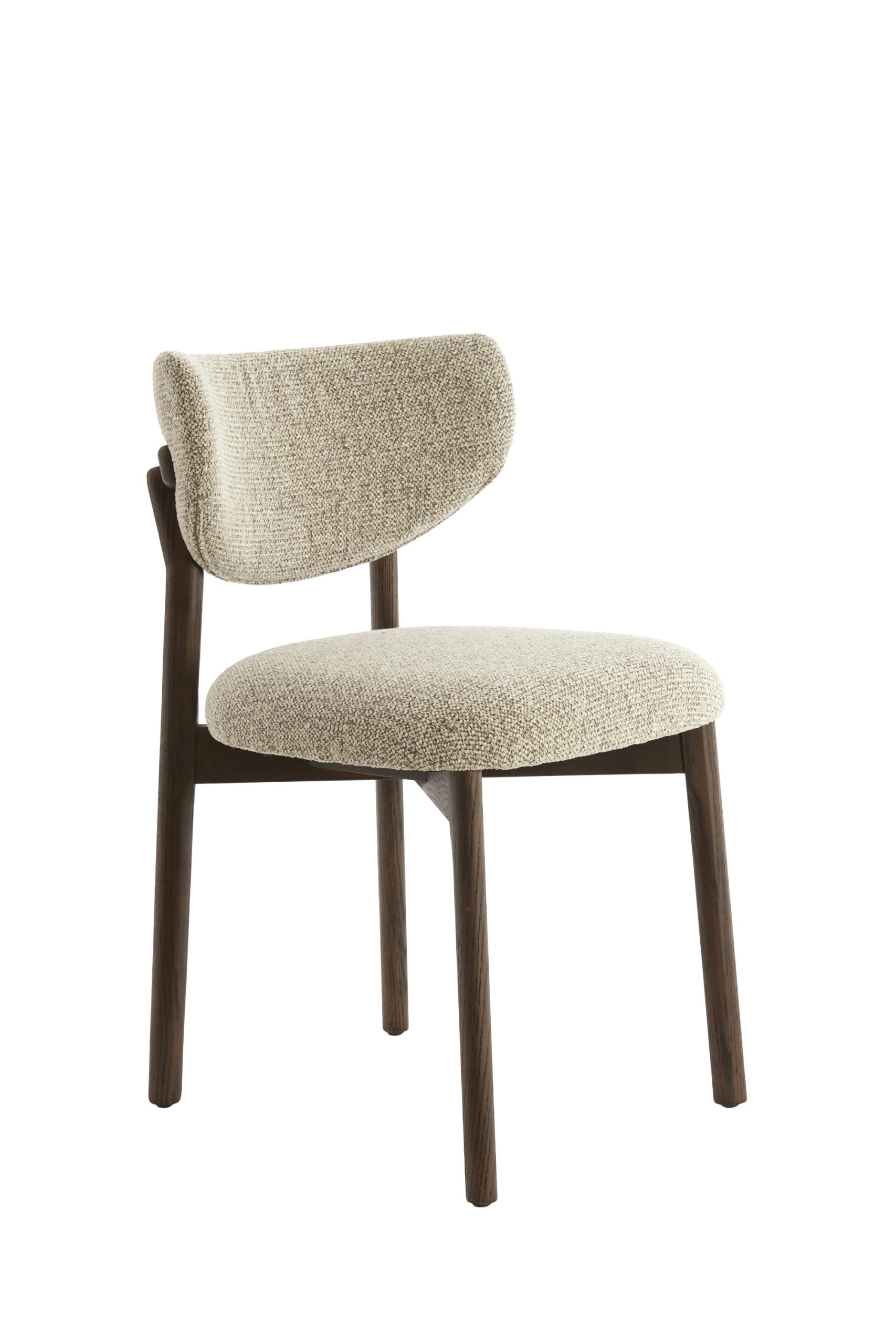 Light & Living Eetkamerstoel 54,5x51x80,5 cm TROSA hout d bruin+crème-bruin