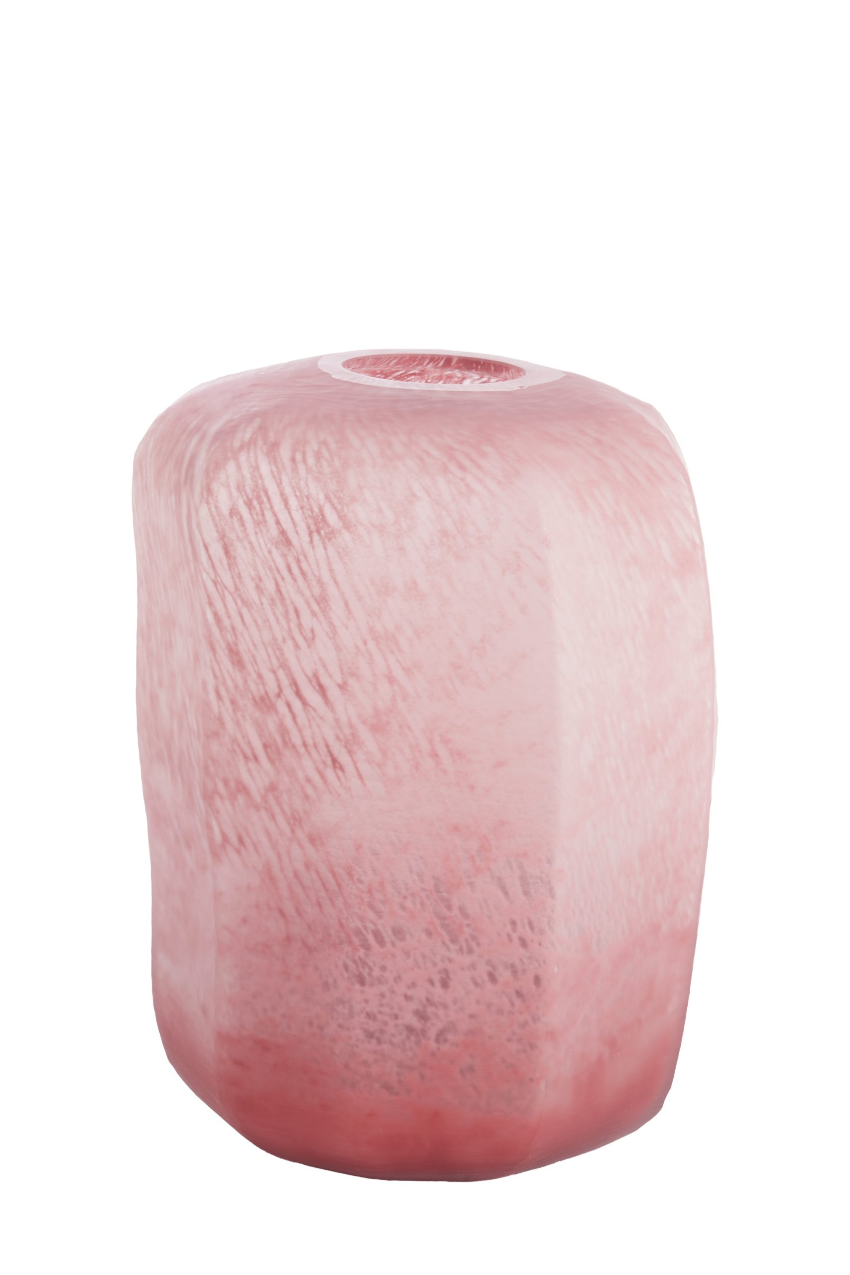 Light & Living Vaas Ø33x42 cm PACENGO glas koraal-licht roze