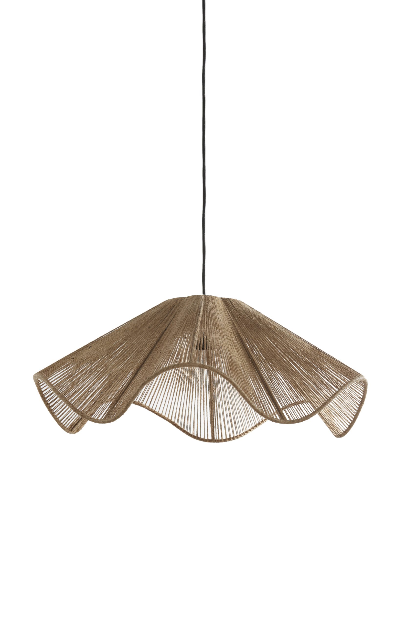 Light & Living Hanglamp Ø60x24 cm FODARA jute naturel