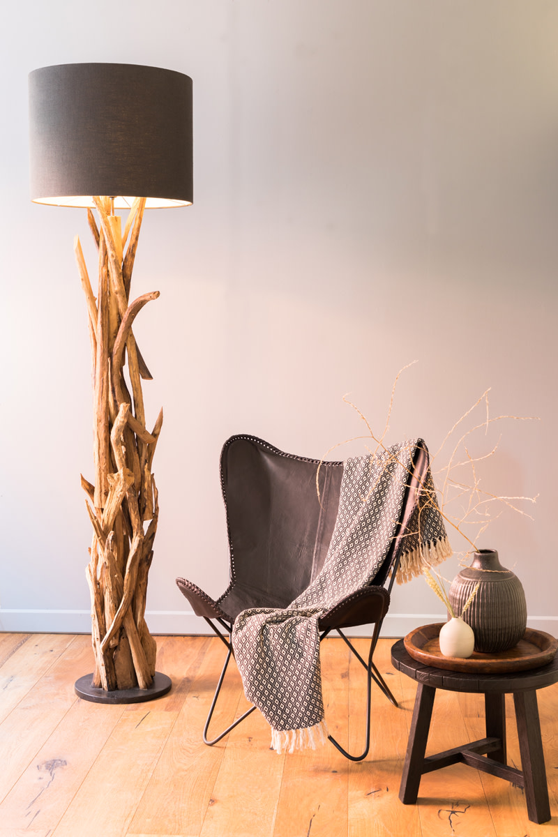 Light & Living Vloerlamp Ø35x182 cm VIDIN hout