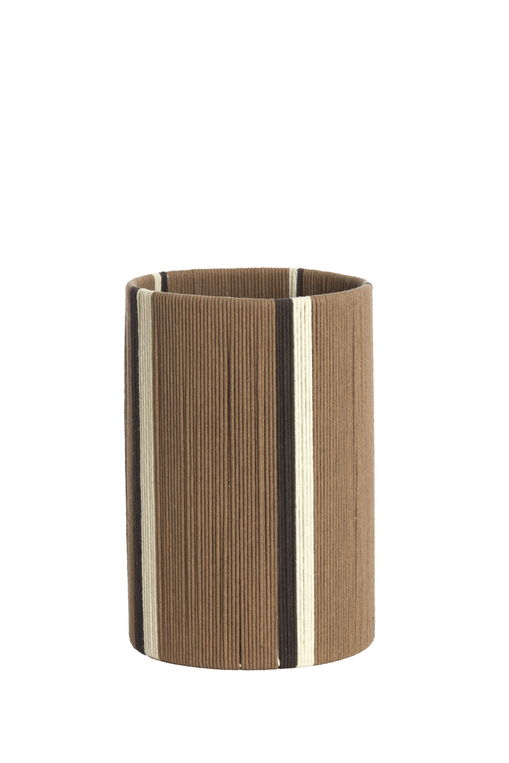Light & Living Kap cilinder 20-20-30 cm MEDAN bruin+crème+donker bruin