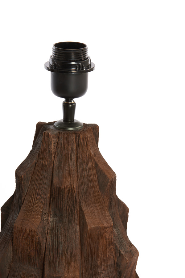 Light & Living Lampvoet Ø20x38 cm TAKABE hout chocolade bruin