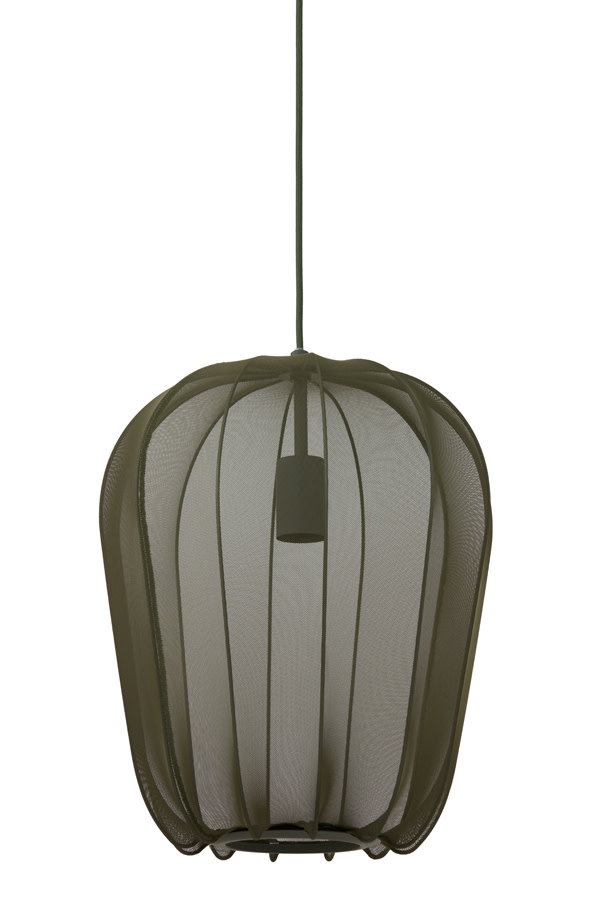 Light & Living Hanglamp Ø34x40 cm PLUMERIA donker groen