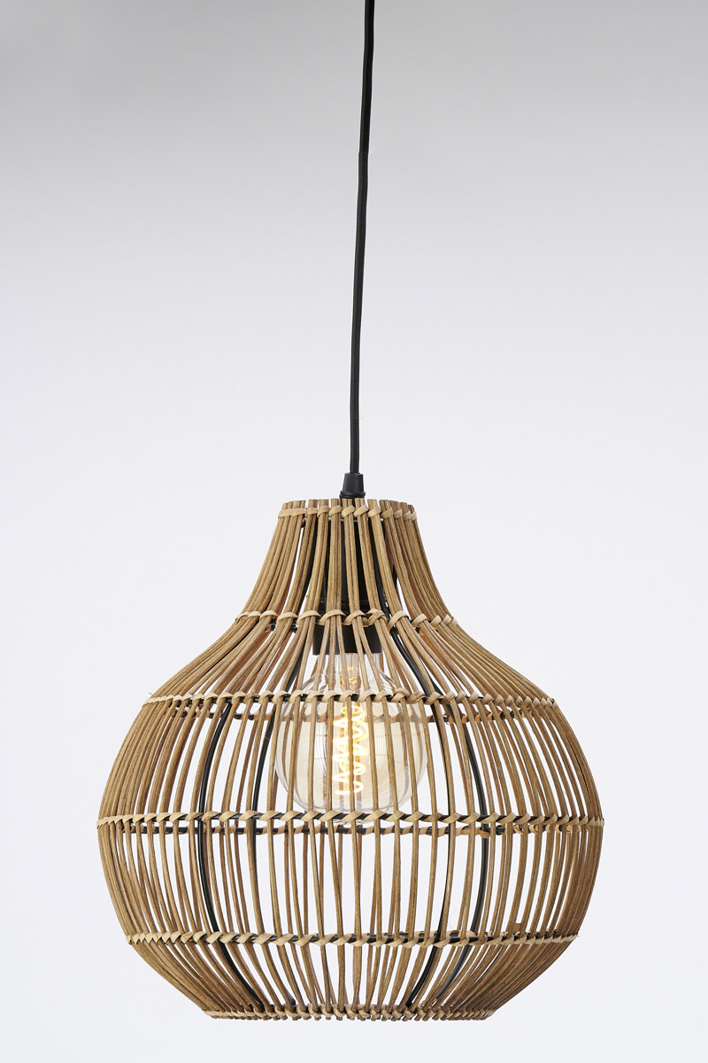 Light & Living Hanglamp Ø30x31,5 cm PACINO rotan donker bruin