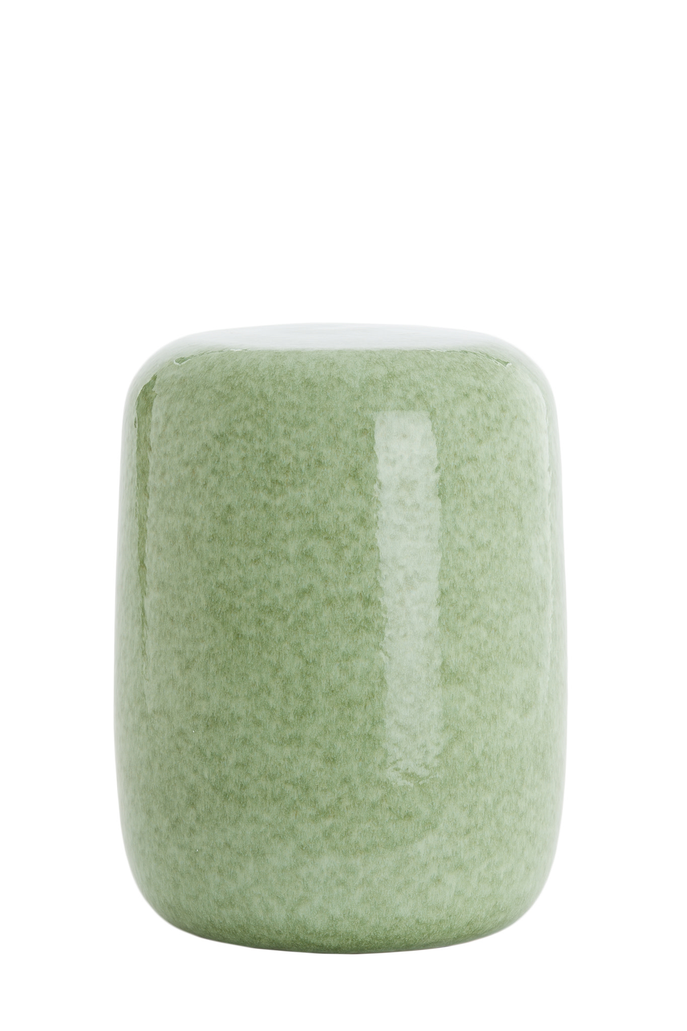 Light & Living Bijzettafel Ø34x46,5 cm FRANCA keramiek mint groen-groen
