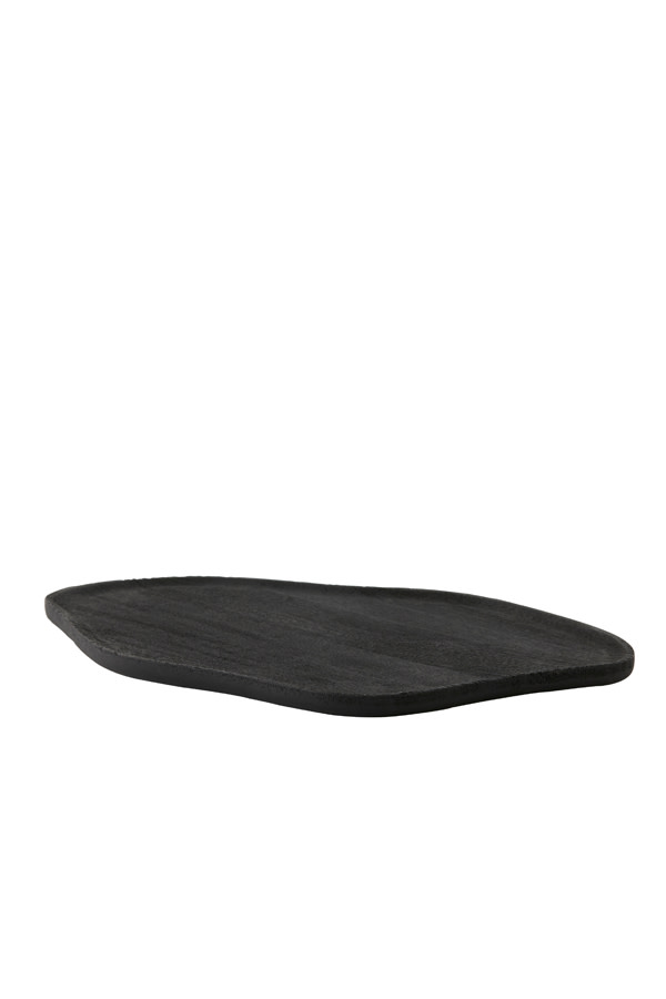 Light & Living Schaal 40x30x1,5 cm RONIA acacia hout mat zwart