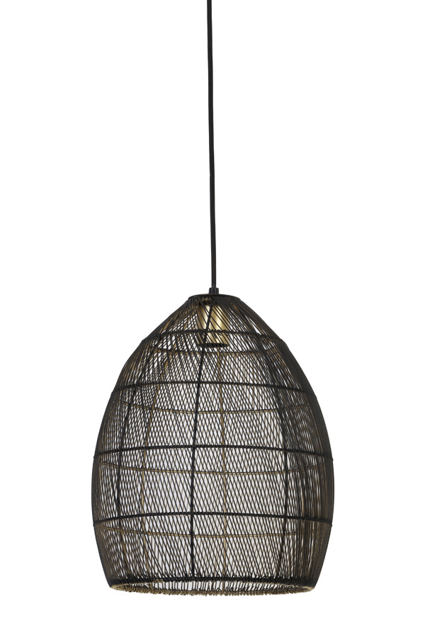Light & Living Hanglamp Ø30x37 cm MEYA zwart-goud