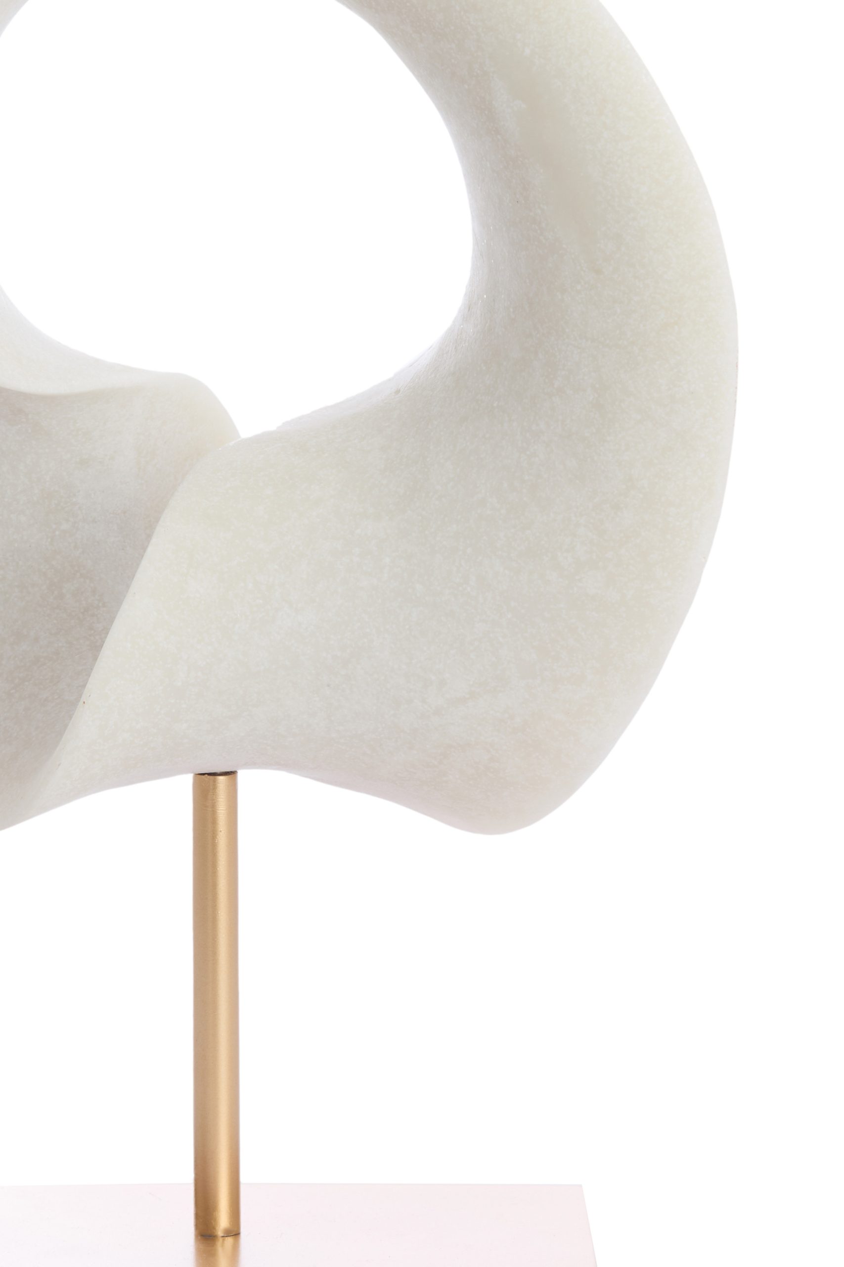 Light & Living Ornament op voet 34x18x43 cm VODICE crème+antiek brons