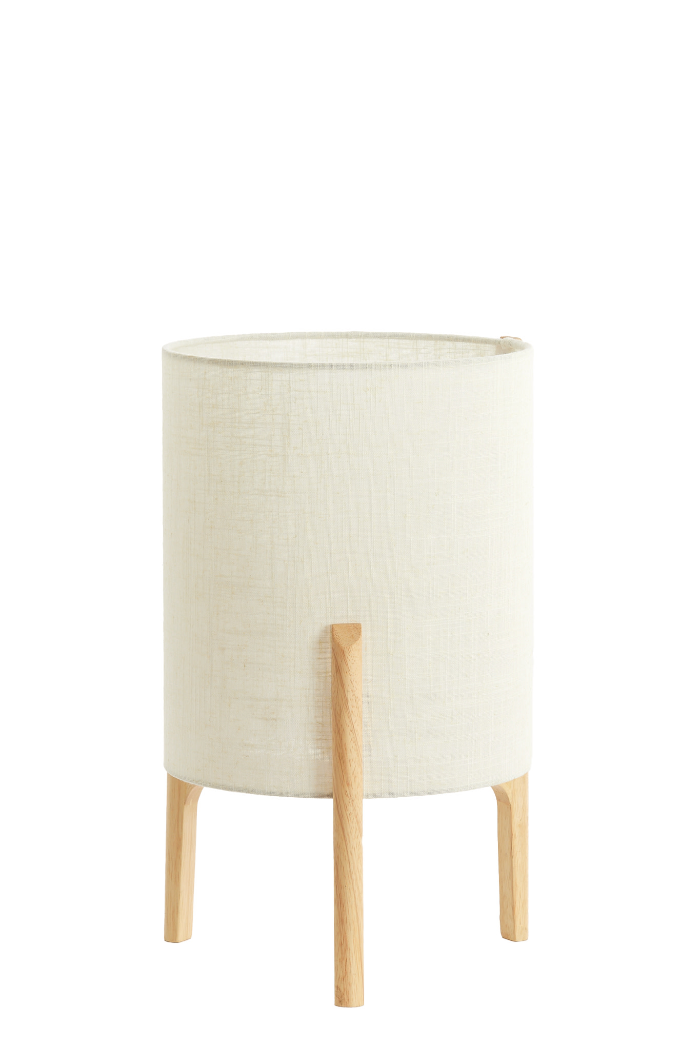 Light & Living Tafellamp Ø28x44 cm LITTO naturel+linnen wit