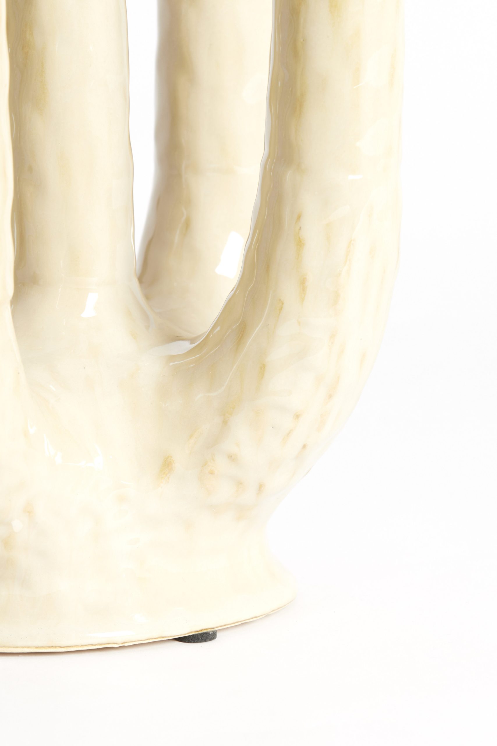 Light & Living Vaas deco 22x16,5x30 cm LEONJO keramiek zand-beige