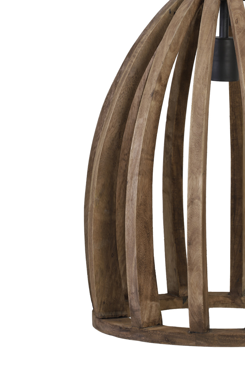 Light & Living Hanglamp Ø38x46 cm HARANKA hout donker bruin