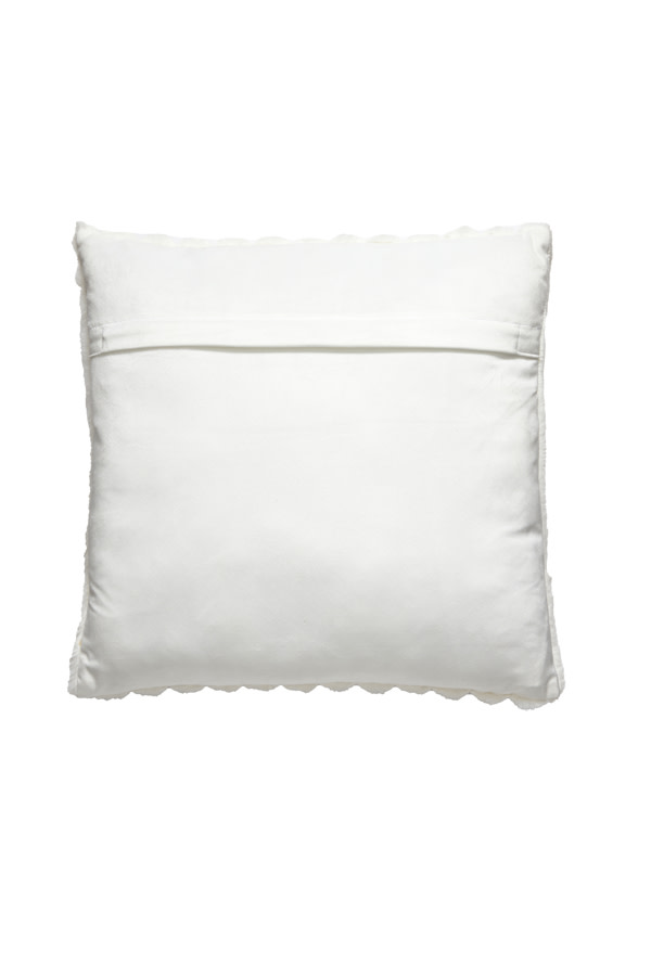 Light & Living Kussen 45x45 cm VAJEN velvet crème