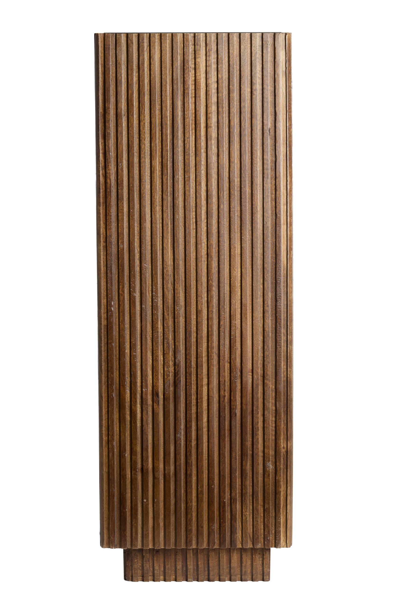 Light & Living Zuil 35x35x100 cm GATURA hout donker bruin+glas bruin