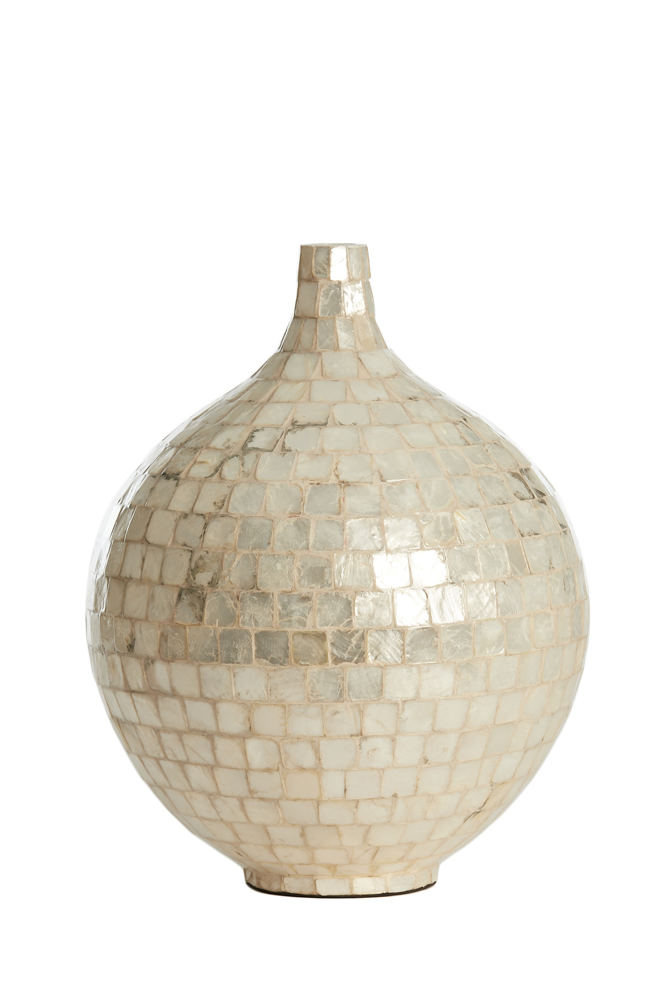 Light & Living Vaas deco Ø28x35 cm ELORZA crème