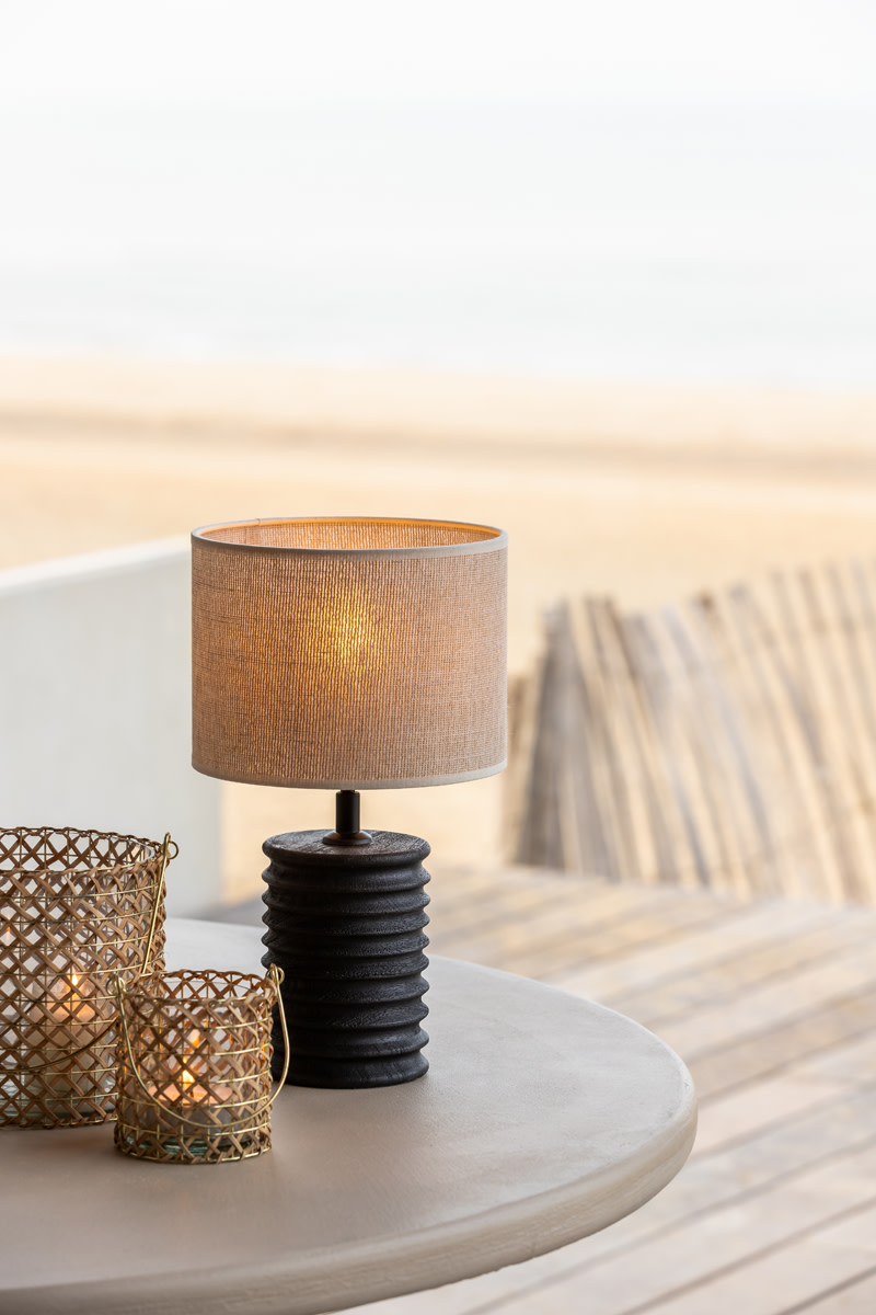 Light & Living Kap cilinder 20-20-15 cm BRESKA parel wit