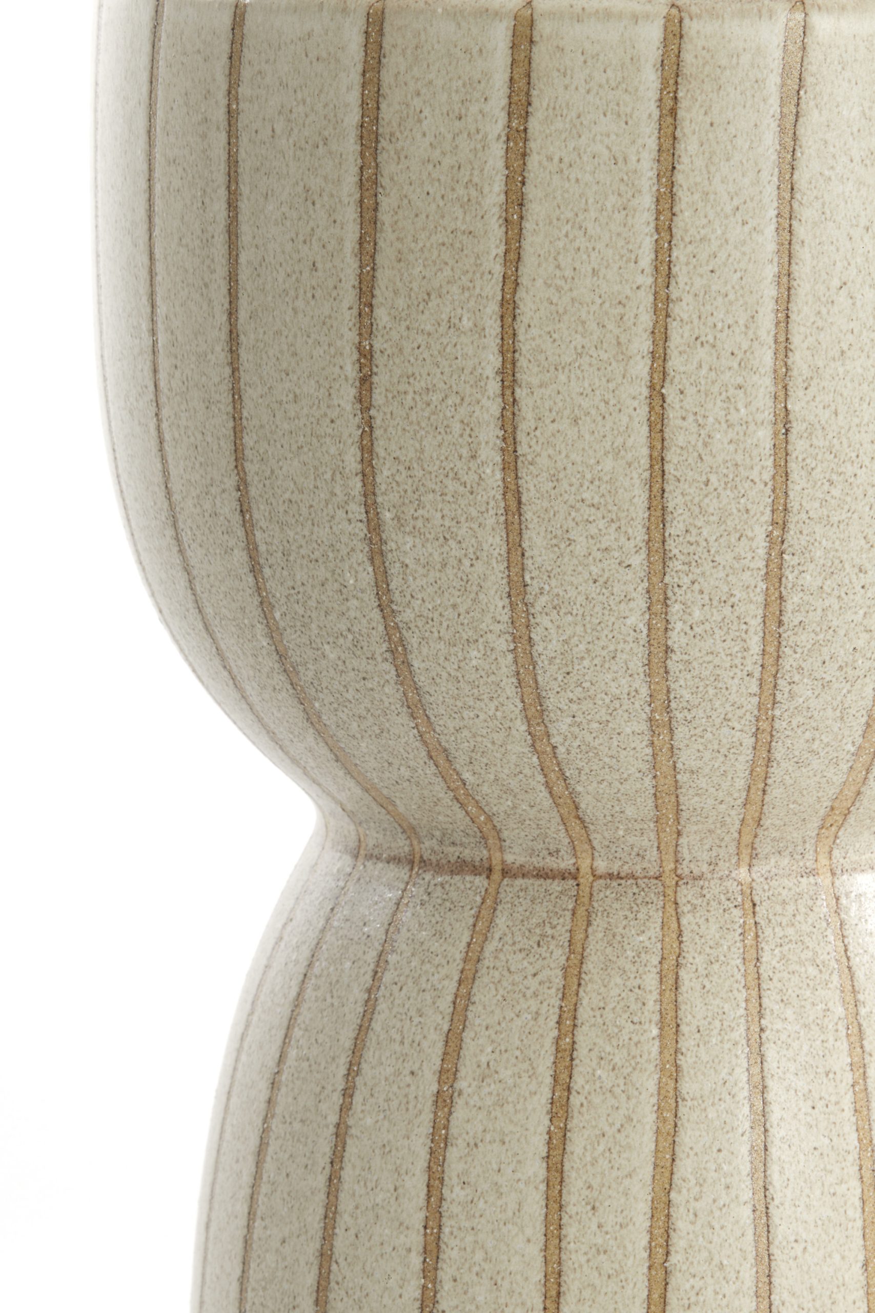 Light & Living Bijzettafel Ø28,5x42 cm FINCA keramiek mat zand+bruin