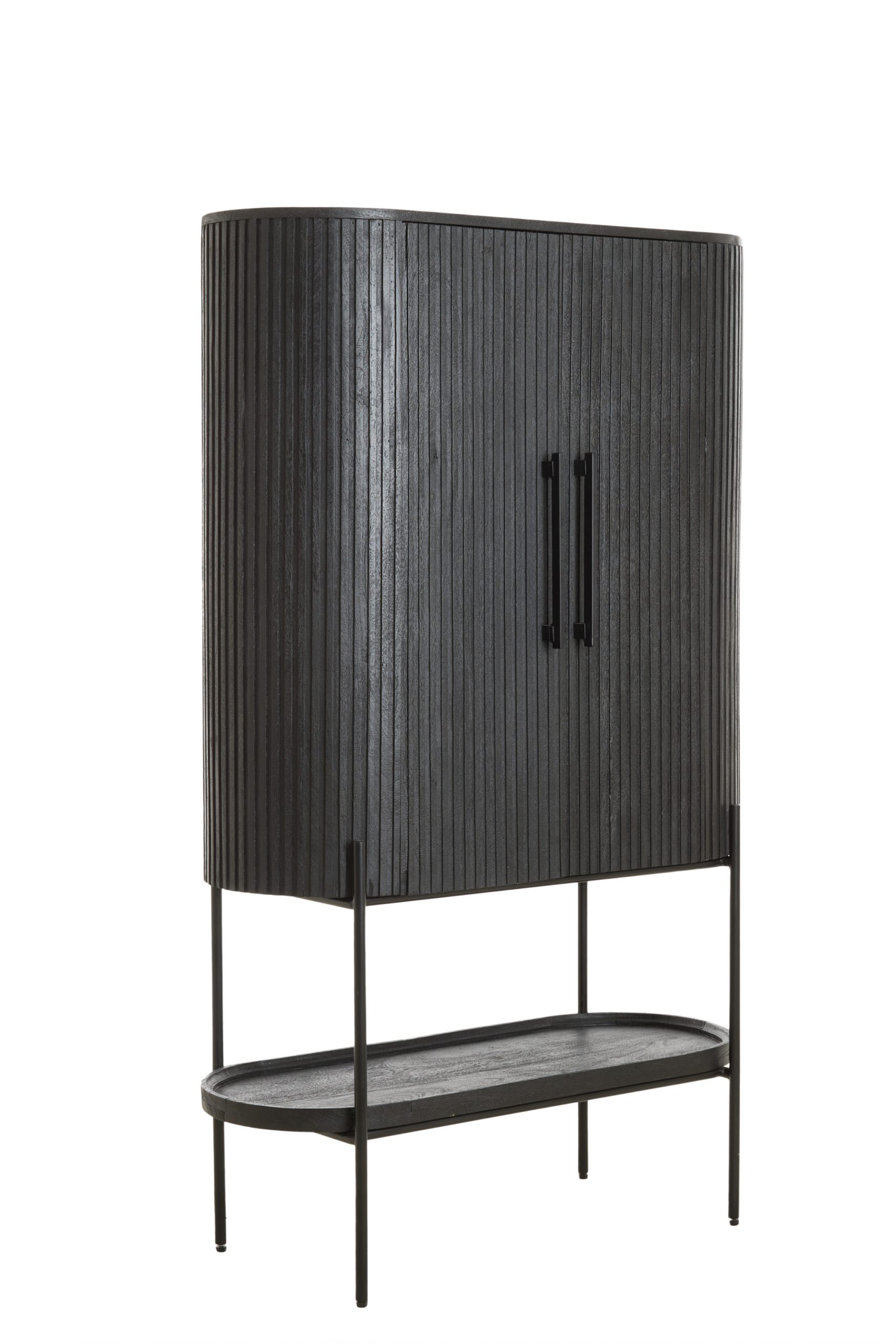 Light & Living Kast 100x40x165 cm DUMOSI hout mat zwart