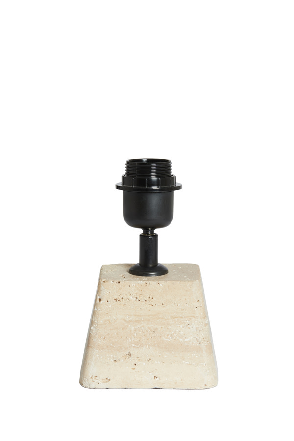 Light & Living Lampvoet 11x9x19 cm KARDAN travertin zand