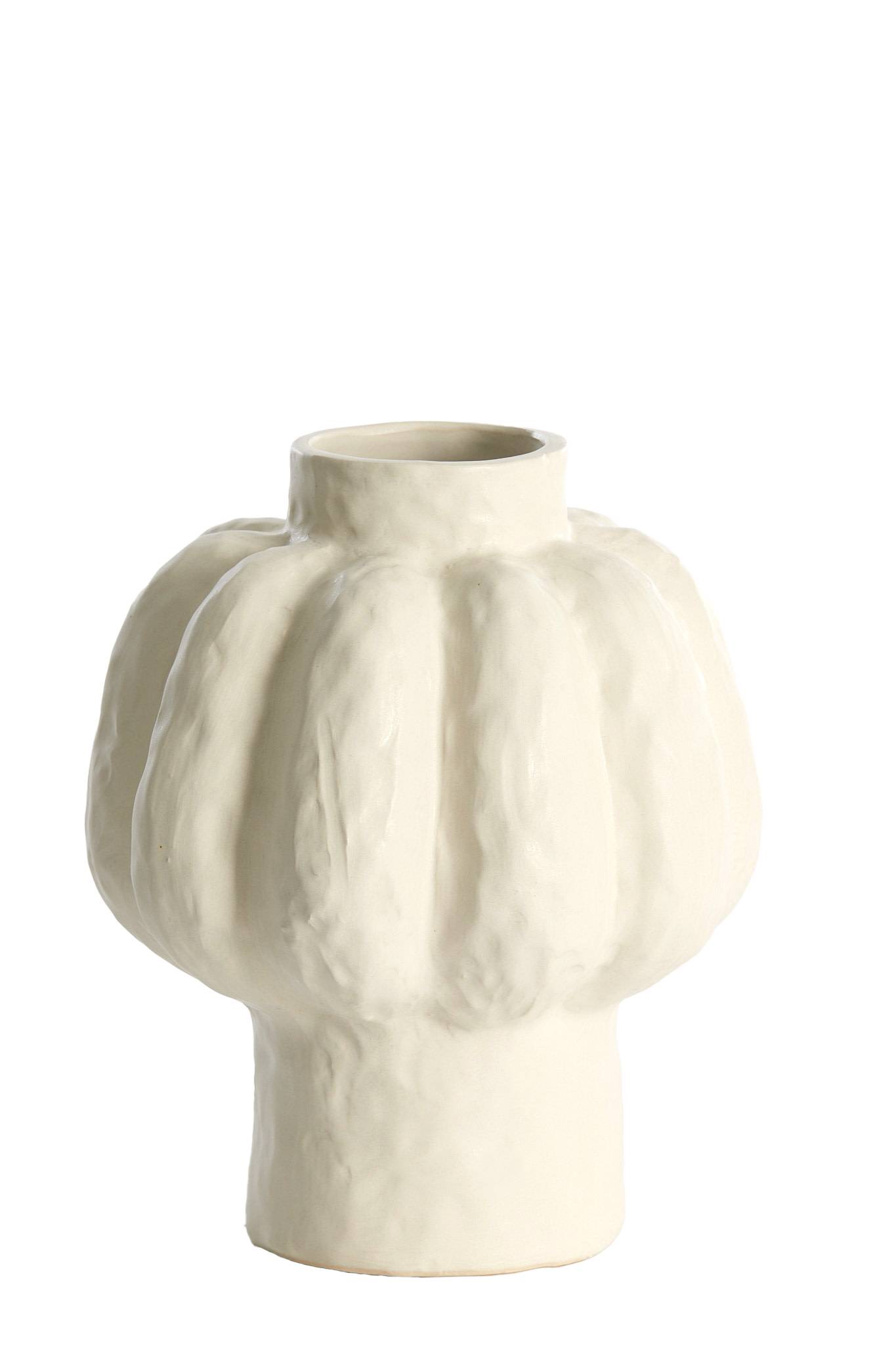 Light & Living Vaas deco Ø21,5x25 cm ALIVERI keramiek mat wit