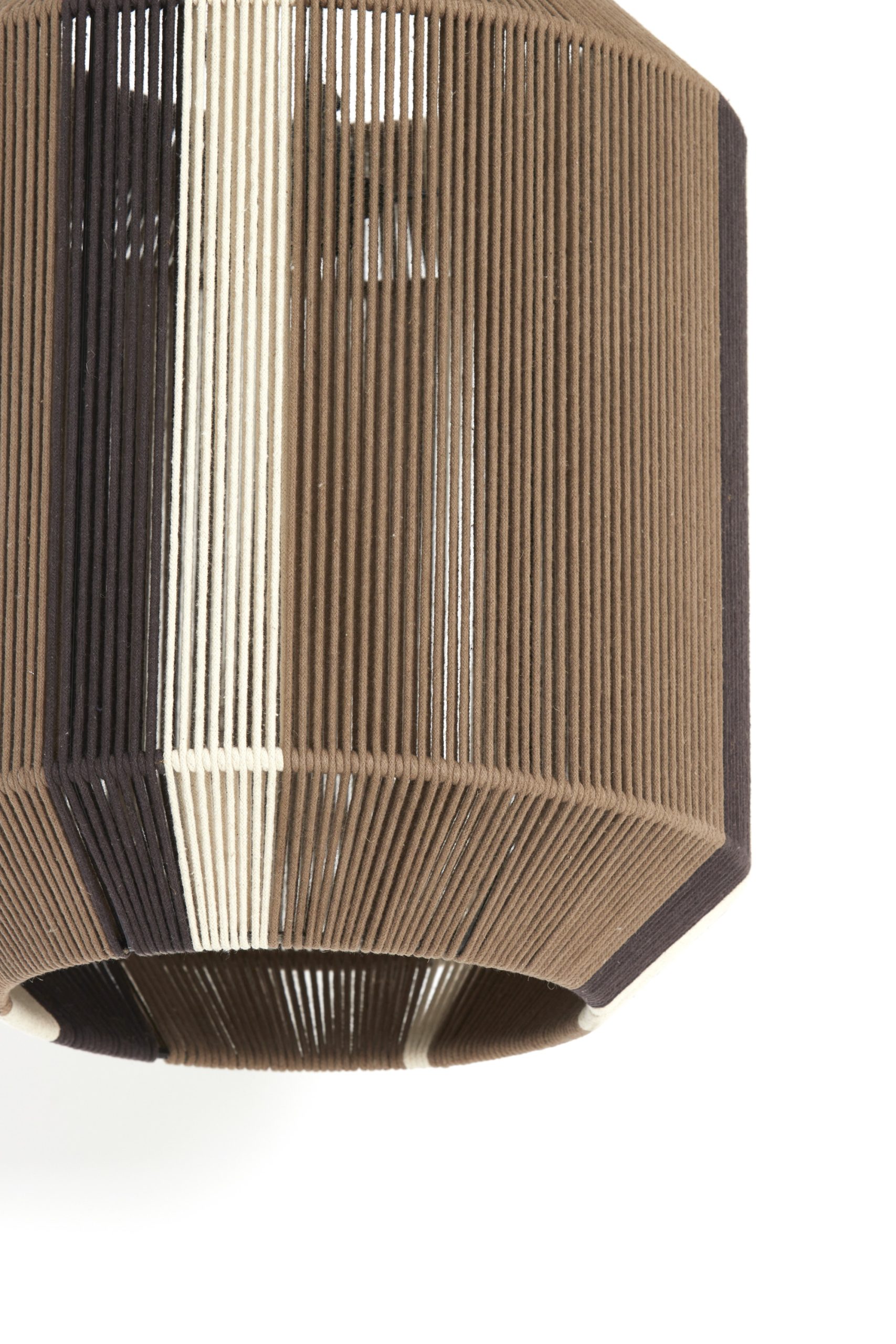 Light & Living Hanglamp Ø36x43 cm KOZANA bruin+crème+donker bruin