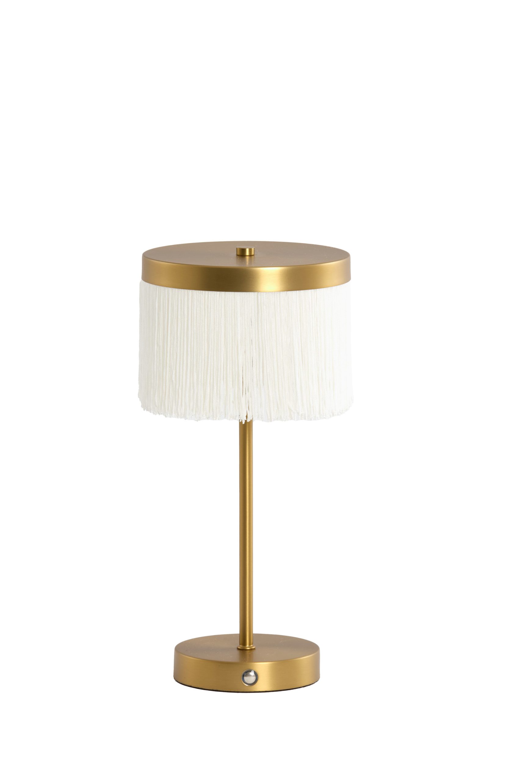 Light & Living Tafellamp LED Ø17x35 cm DINY antiek brons+crème