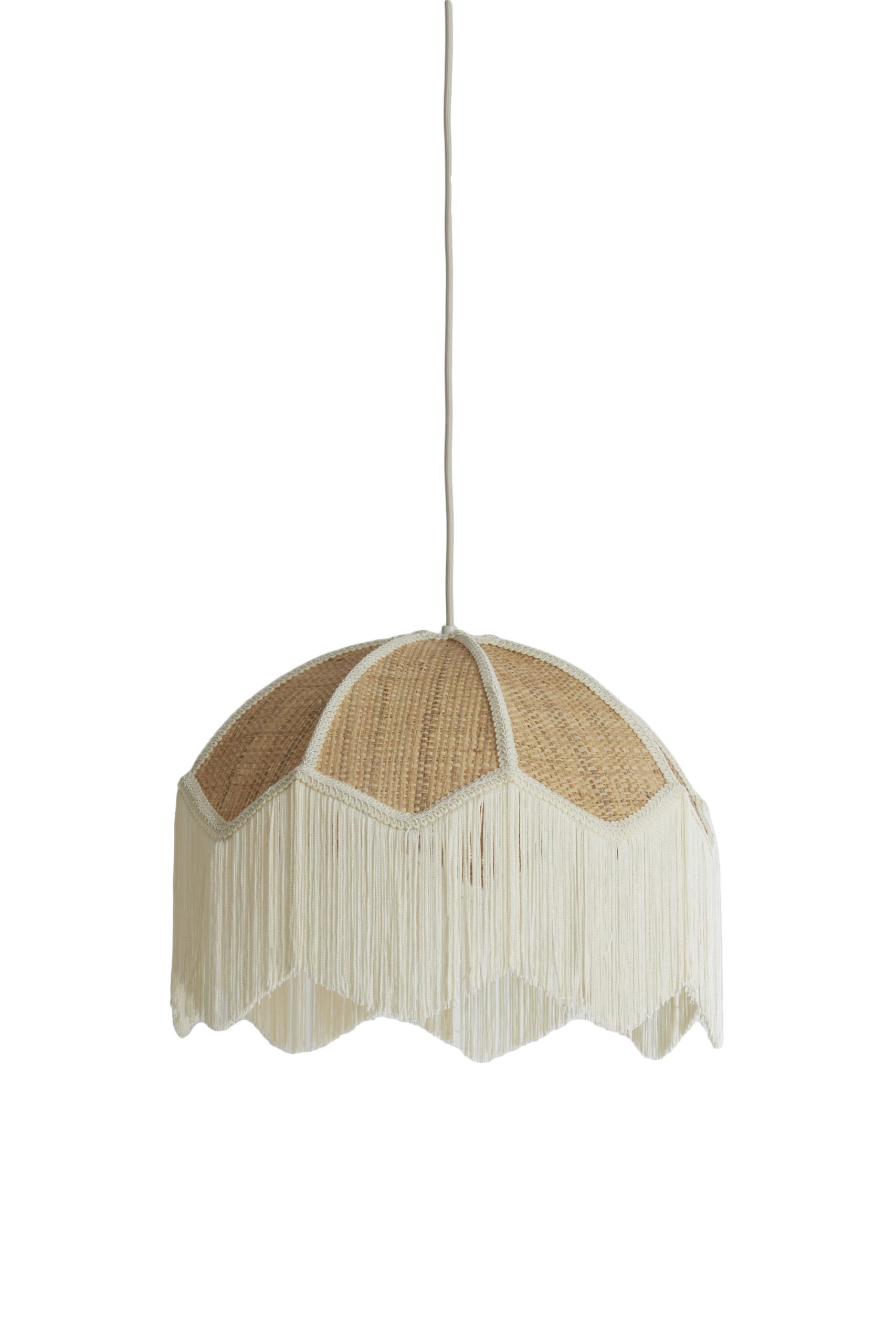 Light & Living Hanglamp Ø40x33 cm MALACIA raffia naturel+crème
