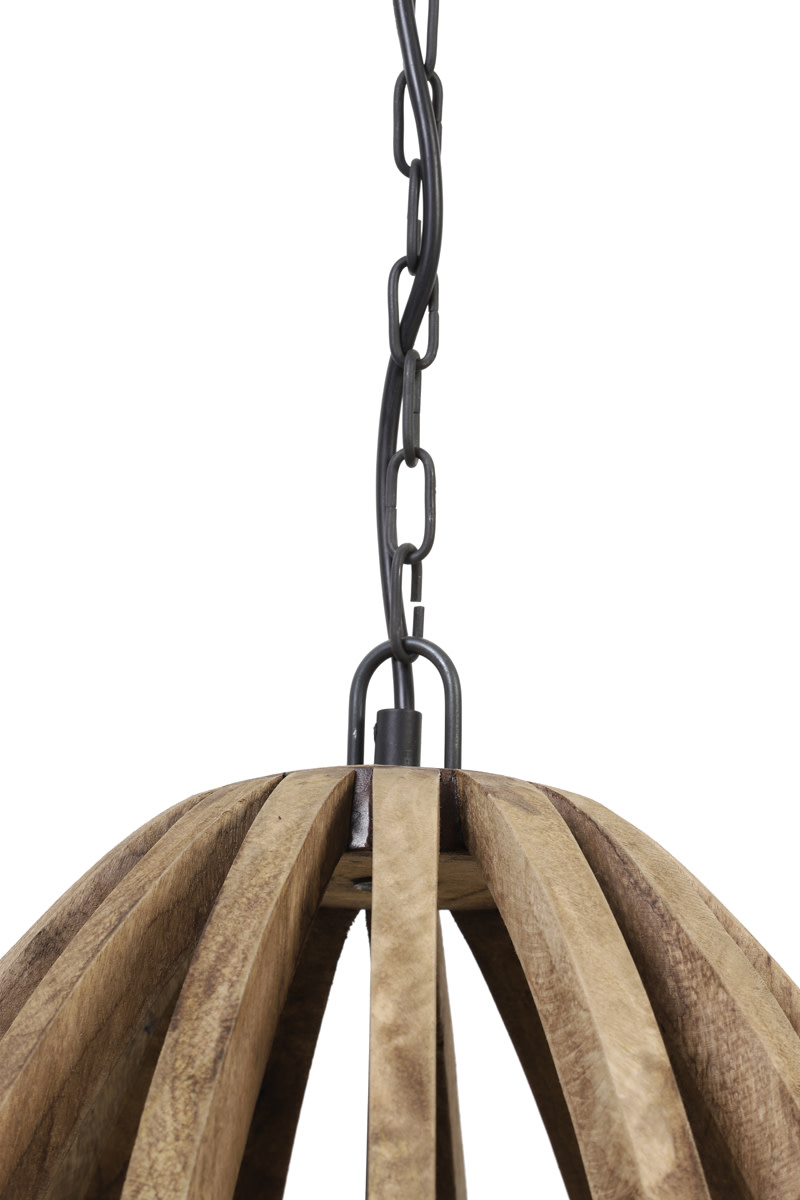 Light & Living Hanglamp Ø38x46 cm HARANKA hout donker bruin