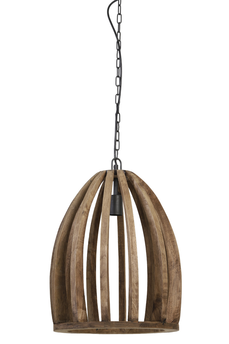 Light & Living Hanglamp Ø38x46 cm HARANKA hout donker bruin
