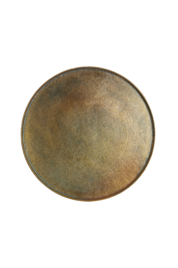 Light & Living Schaal Ø50x1,5 cm MAES antiek brons