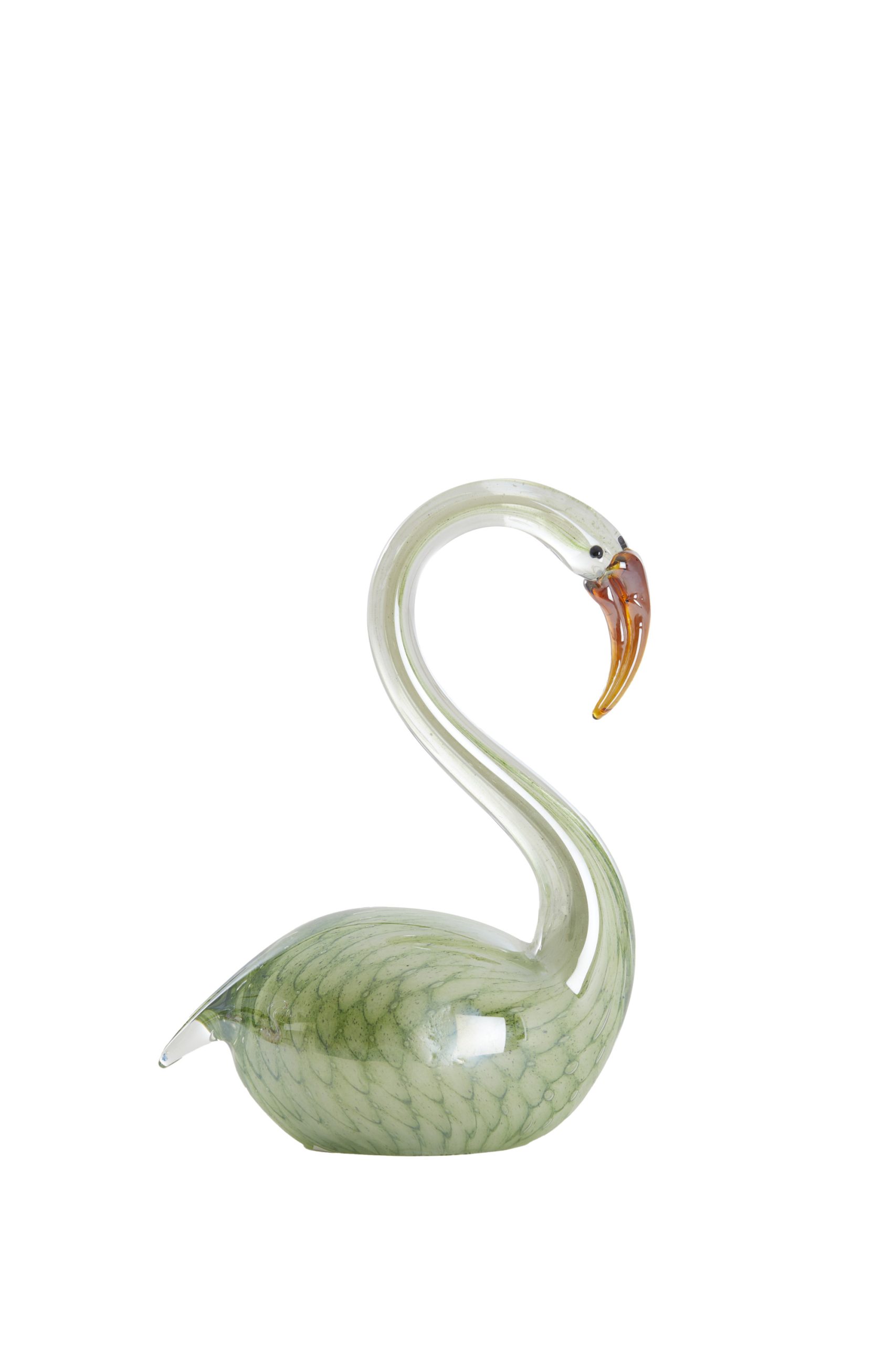 Light & Living Ornament 13x8x20 cm SWAN glas groen