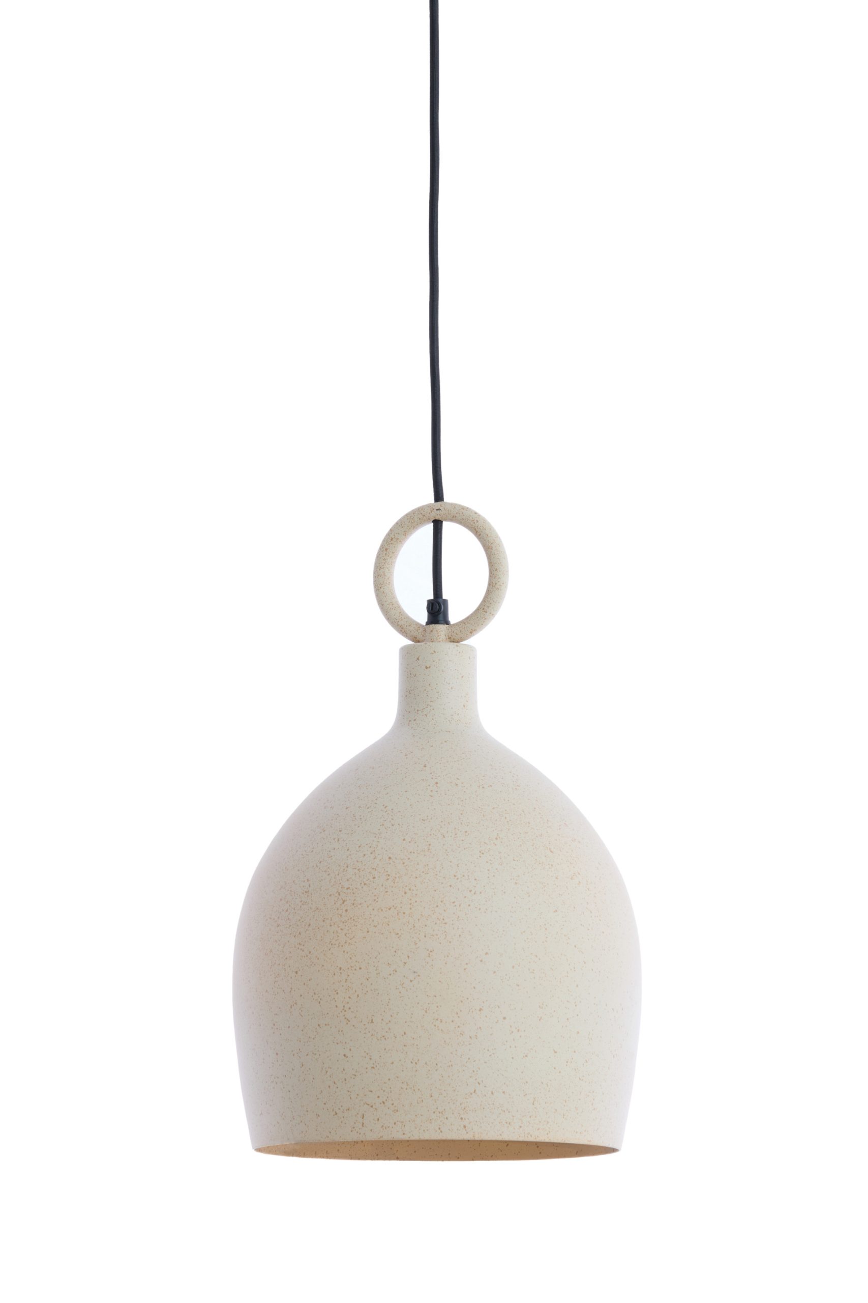Light & Living Hanglamp Ø24x39 cm ROSERO zand+licht bruin gespikkeld