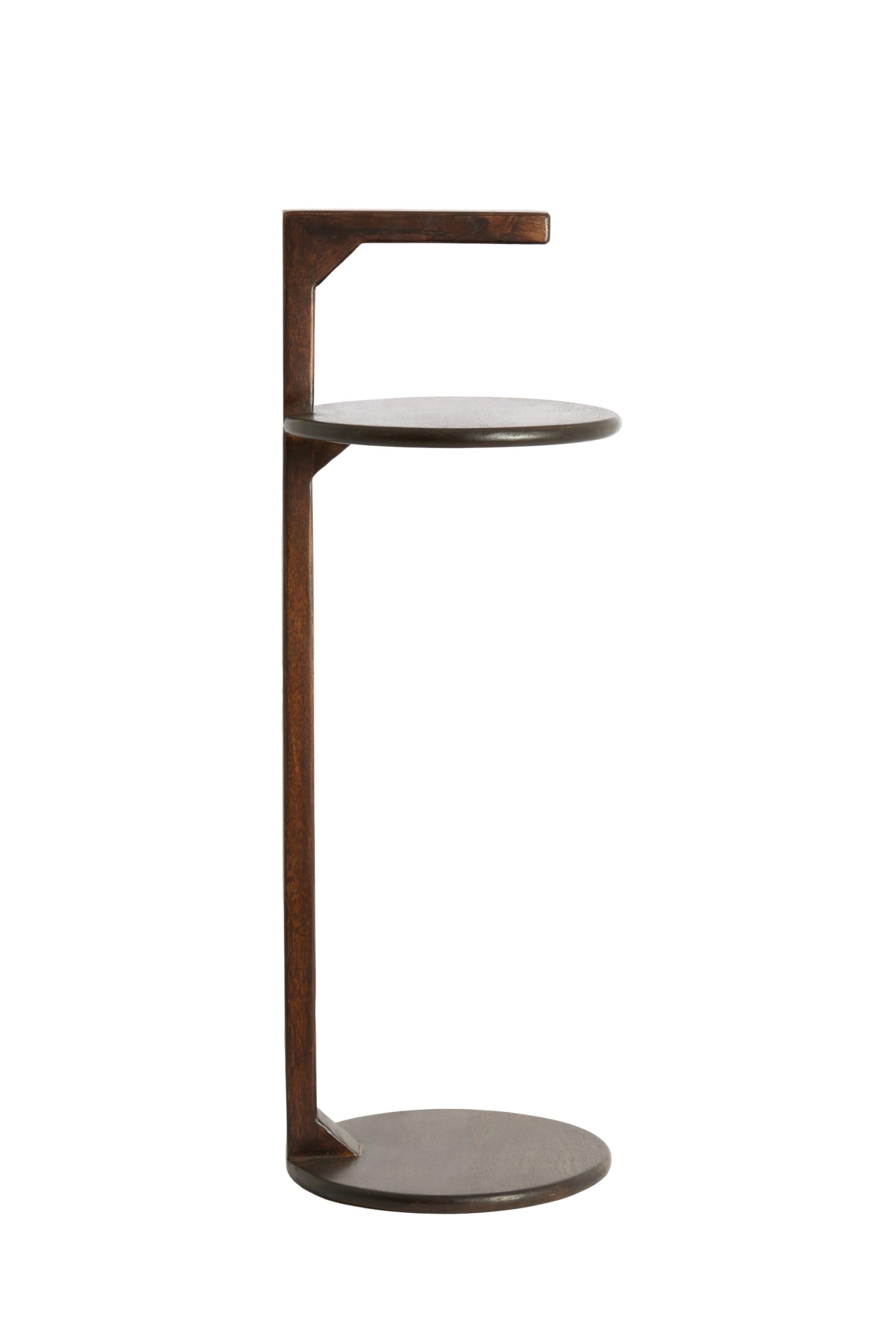 Light & Living Bijzettafel Ø26x77 cm DELMINO mango hout chocolade bruin