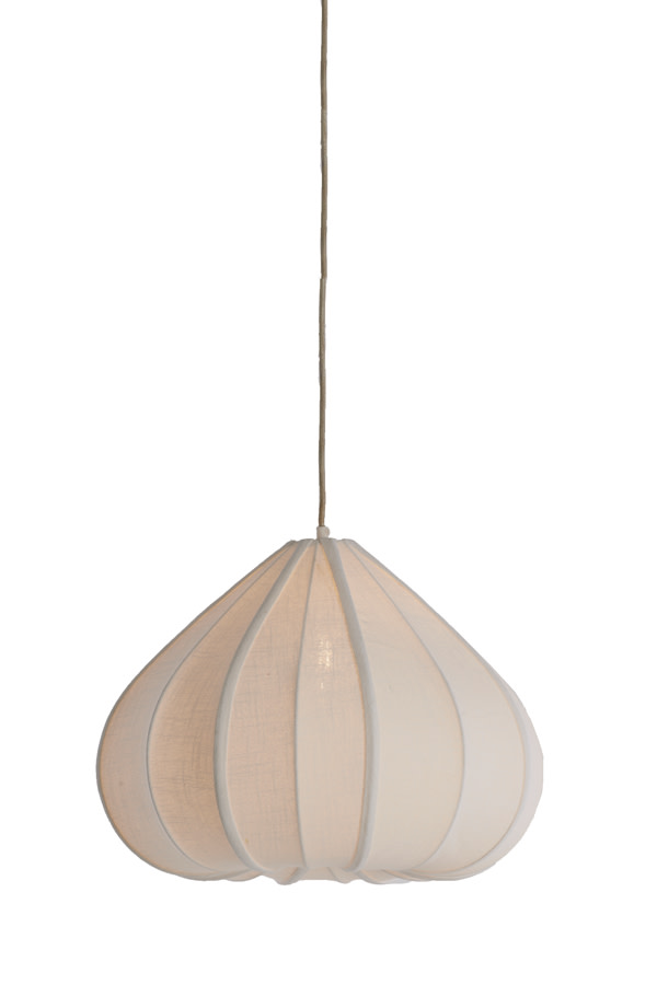 Light & Living Hanglamp Ø49x36 cm ZUBEDA wit