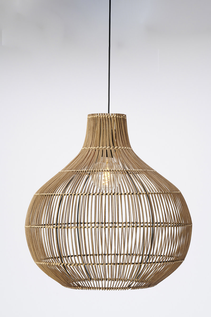 Light & Living Hanglamp Ø50x51,5 cm PACINO rotan donker bruin