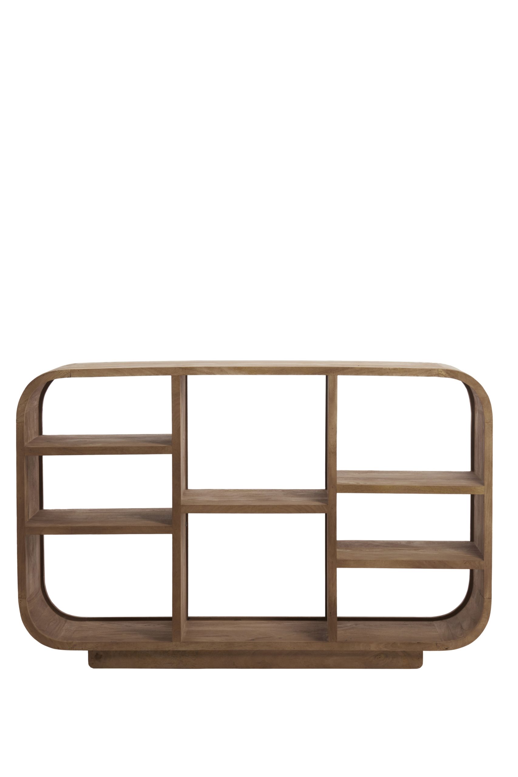 Light & Living Kast open 140x35x90 cm DANE hout mat grijs-bruin