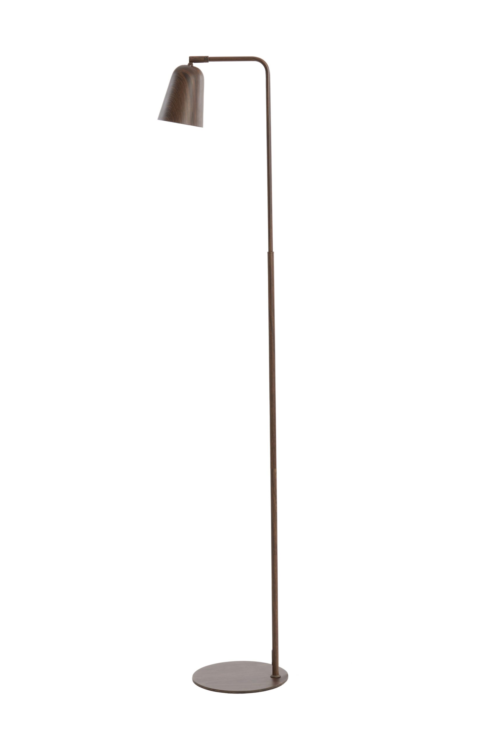 Light & Living Vloerlamp 32,5x23x147 cm SALOMO hout print donker bruin